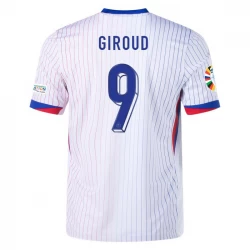 Olivier Giroud #9 Frankrig Fodboldtrøjer EM 2024 Udebanetrøje Mænd