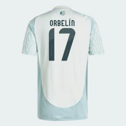 Orbelin #17 Mexico Fodboldtrøjer Copa America 2024 Udebanetrøje Mænd