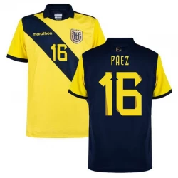 Paez #16 Ecuador Fodboldtrøjer Copa America 2024 Hjemmebanetrøje Mænd