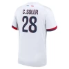 Paris Saint-Germain PSG Fodboldtrøjer 2024-25 C.Soler #28 Udebanetrøje Mænd