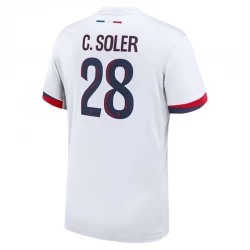 Paris Saint-Germain PSG Fodboldtrøjer 2024-25 C.Soler #28 Udebanetrøje Mænd