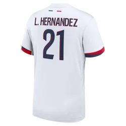 Paris Saint-Germain PSG Fodboldtrøjer 2024-25 L.Hernandez #21 Udebanetrøje Mænd