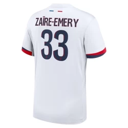 Paris Saint-Germain PSG Fodboldtrøjer 2024-25 Zaire-Emery #33 Udebanetrøje Mænd