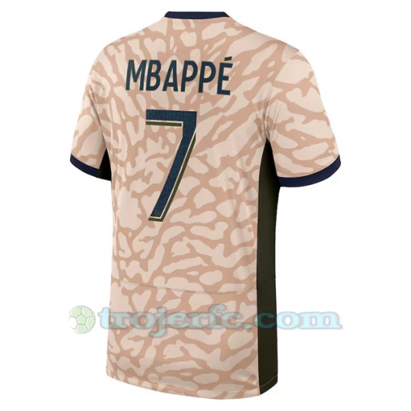 Paris Saint-Germain PSG Fodboldtrøjer Kylian Mbappé #7 2024-25 Fourthtrøje Mænd