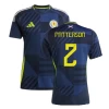 Patterson #2 Skotland Fodboldtrøjer EM 2024 Hjemmebanetrøje Mænd