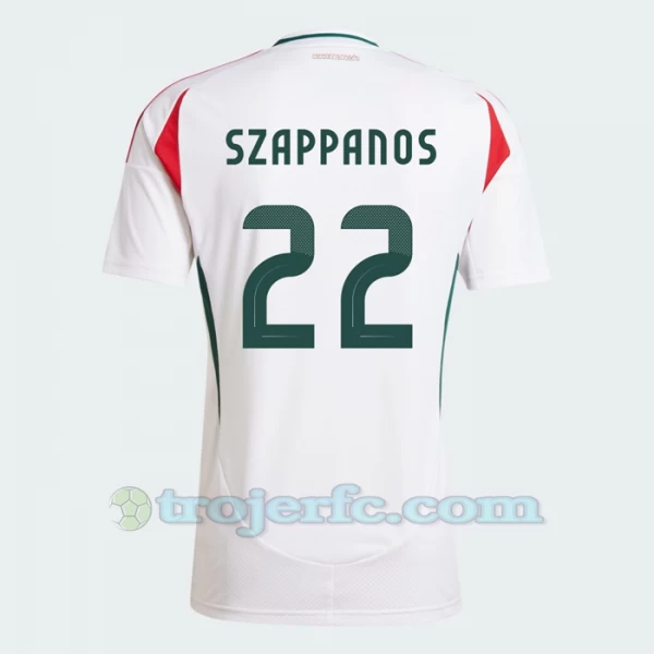 Peter Szappanos #17 Ungarn Fodboldtrøjer EM 2024 Udebanetrøje Mænd