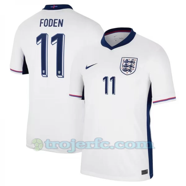 Phil Foden #11 England Fodboldtrøjer EM 2024 Hjemmebanetrøje Mænd