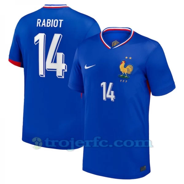 Rabiot #14 Frankrig Fodboldtrøjer EM 2024 Hjemmebanetrøje Mænd