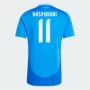 Raspadori #11 Italien Fodboldtrøjer EM 2024 Hjemmebanetrøje Mænd