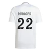 Real Madrid Antonio Rudiger #22 Fodboldtrøjer 2024-25 Hjemmebanetrøje Mænd