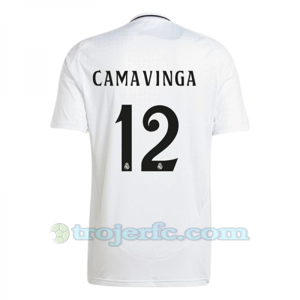 Real Madrid Camavinga #12 Fodboldtrøjer 2024-25 Hjemmebanetrøje Mænd