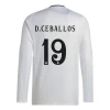 Real Madrid D. Ceballos #19 Fodboldtrøjer 2024-25 Hjemmebanetrøje Mænd Lange Ærmer