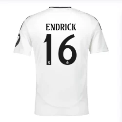 Real Madrid Endrick #16 Fodboldtrøjer 2024-25 HP Hjemmebanetrøje Mænd