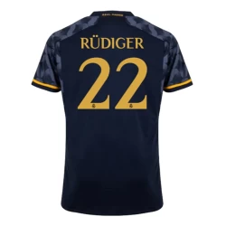 Real Madrid Fodboldtrøjer 2023-24 Antonio Rudiger #22 Udebanetrøje Mænd