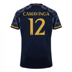 Real Madrid Fodboldtrøjer 2023-24 Camavinga #12 Udebanetrøje Mænd