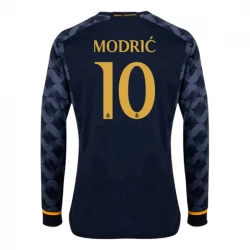Real Madrid Fodboldtrøjer 2023-24 Luka Modrić #10 Udebanetrøje Mænd Lange Ærmer
