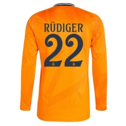 Real Madrid Fodboldtrøjer 2024-25 Antonio Rudiger #22 Udebanetrøje Mænd Lange Ærmer