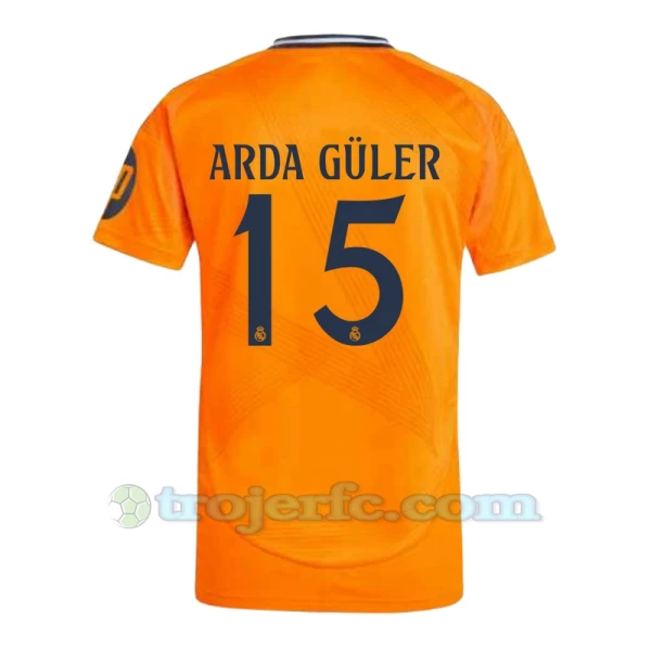 Real Madrid Fodboldtrøjer 2024-25 HP Arda Güler #15 Udebanetrøje Mænd