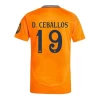 Real Madrid Fodboldtrøjer 2024-25 HP D. Ceballos #19 Udebanetrøje Mænd