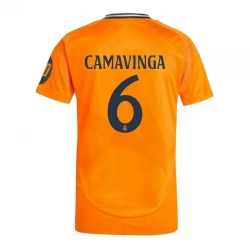 Real Madrid Fodboldtrøjer 2024-25 HP Eduardo Camavinga #6 Udebanetrøje Mænd