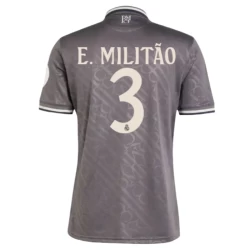 Real Madrid Fodboldtrøjer E.Militao #3 2024-25 HP Tredjetrøje Mænd