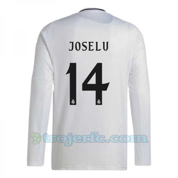 Real Madrid Joselu #14 Fodboldtrøjer 2024-25 Hjemmebanetrøje Mænd Lange Ærmer