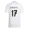 Real Madrid Lucas V. #17 Fodboldtrøjer 2024-25 Hjemmebanetrøje Mænd