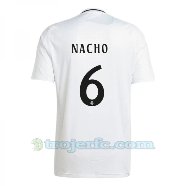 Real Madrid Nacho #6 Fodboldtrøjer 2024-25 Hjemmebanetrøje Mænd