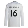 Real Madrid Odriozola #16 Fodboldtrøjer 2024-25 Hjemmebanetrøje Mænd Lange Ærmer