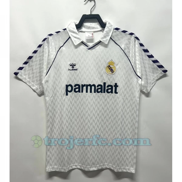 Real Madrid Retro Trøje 1986-87 Hjemmebane Mænd