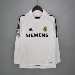 Real Madrid Retro Trøje 2005-06 Hjemmebane Mænd Lange Ærmer