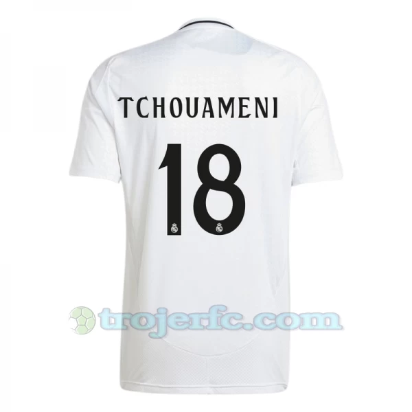 Real Madrid Tchouameni #18 Fodboldtrøjer 2024-25 Hjemmebanetrøje Mænd