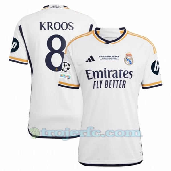 Real Madrid Toni Kroos #8 Fodboldtrøjer 2023-24 Final London HP Hjemmebanetrøje Mænd