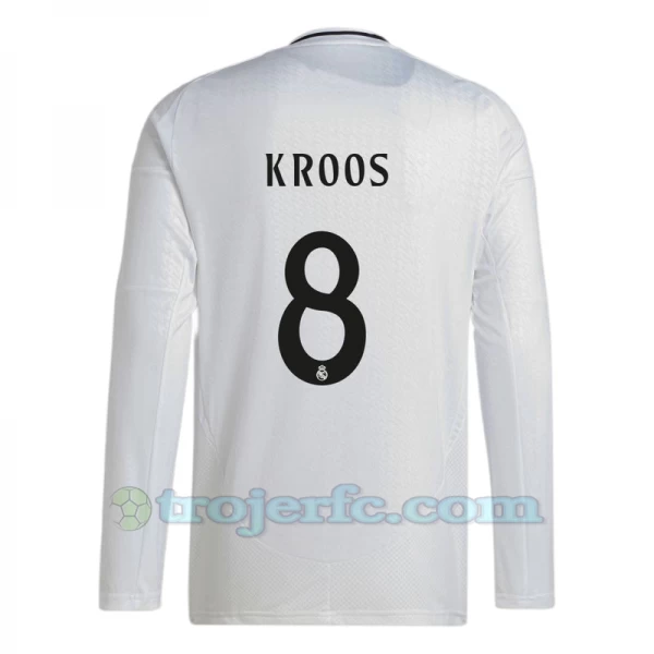 Real Madrid Toni Kroos #8 Fodboldtrøjer 2024-25 Hjemmebanetrøje Mænd Lange Ærmer