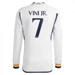 Real Madrid Vinicius Junior #7 Fodboldtrøjer 2023-24 Hjemmebanetrøje Mænd Lange Ærmer