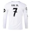 Real Madrid Vinicius Junior #7 Fodboldtrøjer 2024-25 HP Hjemmebanetrøje Mænd Lange Ærmer