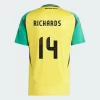 Richards #14 Jamaica Fodboldtrøjer Copa America 2024 Hjemmebanetrøje Mænd