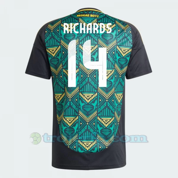 Richards #14 Jamaica Fodboldtrøjer Copa America 2024 Udebanetrøje Mænd