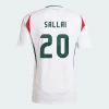 Roland Sallai #20 Ungarn Fodboldtrøjer EM 2024 Hjemmebanetrøje Mænd