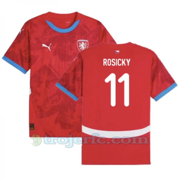 Rosicky #11 Tjekkiet Fodboldtrøjer EM 2024 Hjemmebanetrøje Mænd