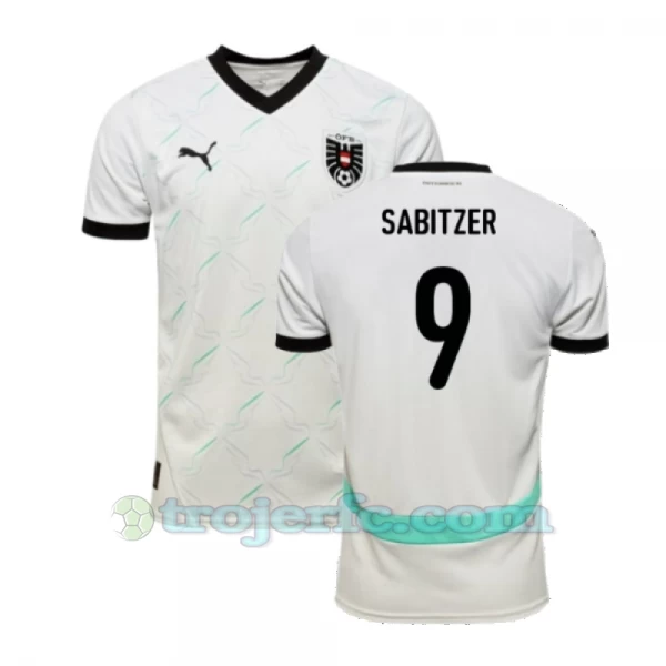 Sabitzer #9 Østrig Fodboldtrøjer EM 2024 Udebanetrøje Mænd