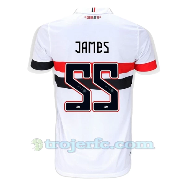 São Paulo FC James Rodriguez #55 Fodboldtrøjer 2024-25 Hjemmebanetrøje Mænd