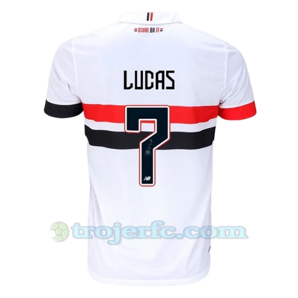 São Paulo FC Lucas Moura #7 Fodboldtrøjer 2024-25 Hjemmebanetrøje Mænd