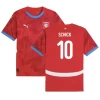 Schick #10 Tjekkiet Fodboldtrøjer EM 2024 Hjemmebanetrøje Mænd