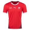 Behrami #11 Schweiz Fodboldtrøjer EM 2024 Hjemmebanetrøje Mænd