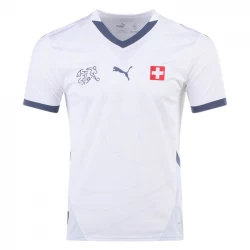 Schweiz Fodboldtrøjer EM 2024 Udebanetrøje Mænd
