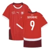 Seferovic #9 Schweiz Fodboldtrøjer EM 2024 Hjemmebanetrøje Mænd