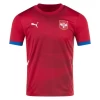 Vlahovic #7 Serbien Fodboldtrøjer EM 2024 Hjemmebanetrøje Mænd