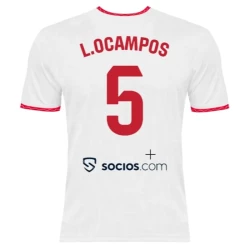 Sevilla FC L.Ocampos #5 Fodboldtrøjer 2024-25 Hjemmebanetrøje Mænd