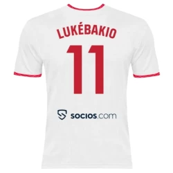 Sevilla FC Lukebakio #11 Fodboldtrøjer 2024-25 Hjemmebanetrøje Mænd